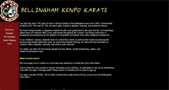 Desktop Screenshot of karatebellingham.com